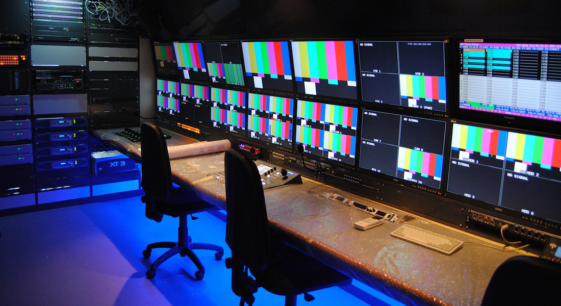 Sala de control audiovisual